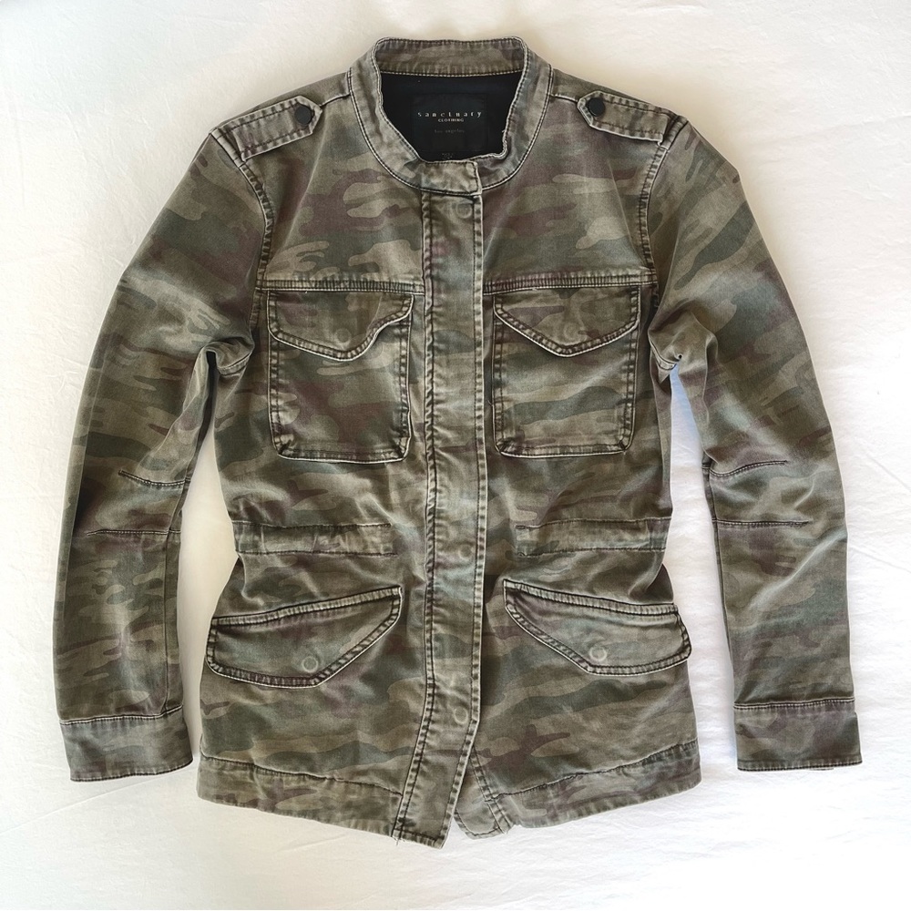 Anthropologie Sanctuary Camouflage Jacket